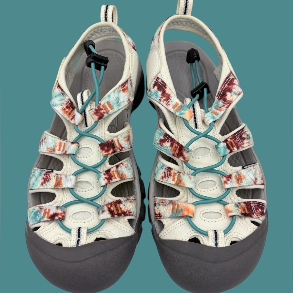 KEEN Womens Newport H2 Closed Toe Water Sandal B1026243 Drizzle/Porcelain Sz 8.5 - Picture 2 of 5